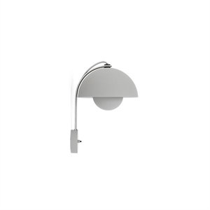 &Tradition Flowerpot VP8 Wandlamp Mat Lichtgrijs