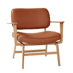 Hübsch Haze Fauteuil Bruin