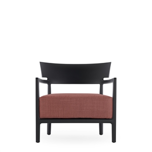 Kartell CARA MAT Buitenfauteuil Zwart/ Burgundy
