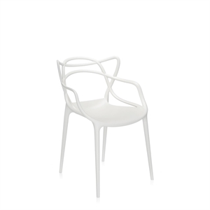 Kartell MASTERS Tuinstoel 4-delig Wit