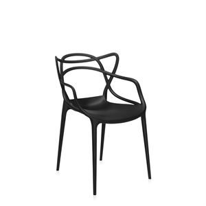 Kartell MASTERS Tuinstoel 4-delig Zwart