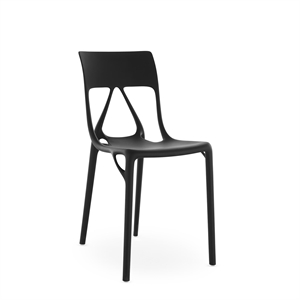 Kartell AI LITE Eetkamerstoel Zwart