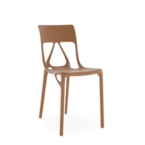 Kartell AI LITE Eetkamerstoel Bruin