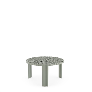 Kartell T-TABLE Bijzettafel Klein Groen/tin
