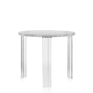 Kartell T-TABLE Ll Bijzettafel Kristal