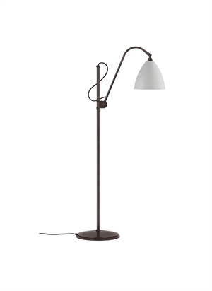 Bestlite Vloerlamp Zwart Messing en Wit
