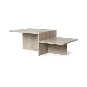 Ferm Living Distinct Travertin Salontafel H35