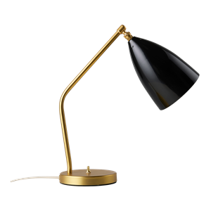 GUBI Grossman Collection Gräshoppa Tafellamp Messing/ Glanzend Zwart