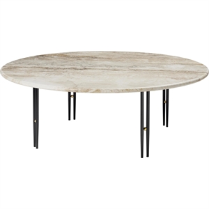 GUBI IOI Salontafel Ø100 Zwart/ Beige