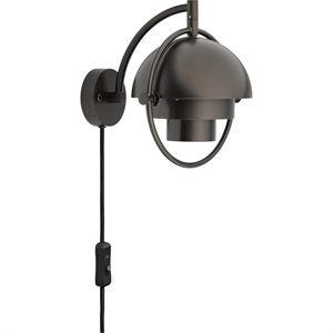 Gubi Multi-Lite Wandlamp Zwart Messing