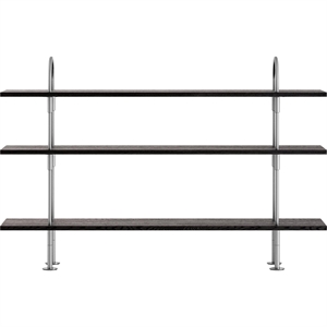 Gubi Keen 160 Plankensysteem 3 Planken Roestvrij Staal/Essenfineer