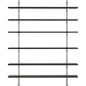 Gubi Keen 160 Plankensysteem 6 Planken Roestvrij Staal/Essenfineer