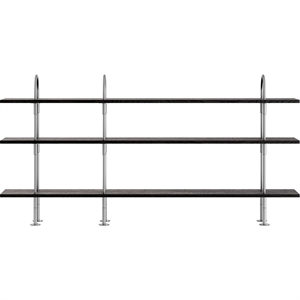 Gubi Keen 208 Plankensysteem 3 Planken Roestvrij Staal/Essenfineer