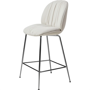 Gubi Beetle Soft Bar Stool H67 Zwart Chroom/Reales 001