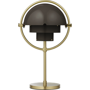 Gubi Multi-Lite Limited Edition draagbare lamp in mokkabruin/ Messing