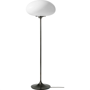 Gubi Stemlite Vloerlamp H110 Zwart Chroom/opaal