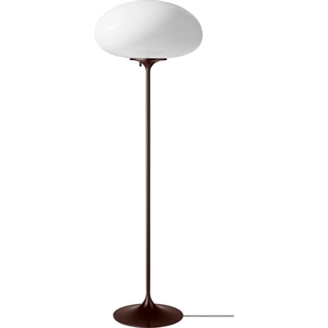 Gubi Stemlite Vloerlamp H110 Zwart Rood/opaal
