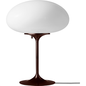 Gubi Stemlite Tafellamp H42 Zwart Rood/ Opaal
