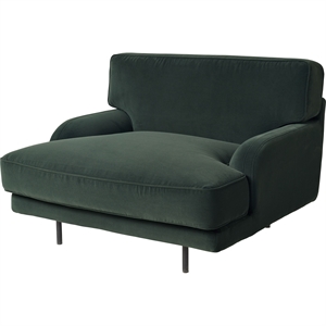 Gubi Flaneur fauteuil Zwart/ Asator 0984