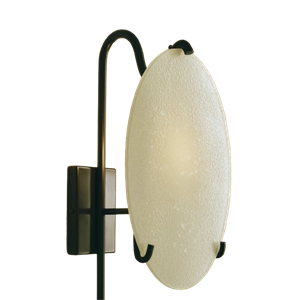 Louise Roe Moon Wandlamp Zwart/ Wit