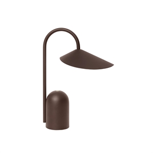 Ferm Living Arum Draagbare Lamp Donkere Chocolade