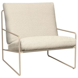 Ferm Living Desert kussenhoes voor zitvlak en rugleuning, bouclé/gebroken wit