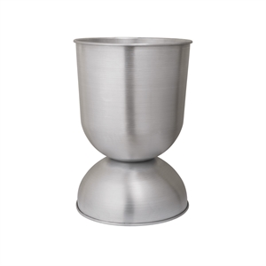 Ferm Living zandloperpot, groot aluminium