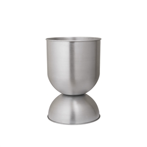Ferm Living zandloperpot, middelgroot, aluminium