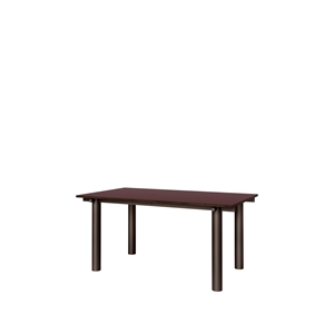 Ferm Living Atura eettafel 160x90 Donker chocolade/ Burgundy