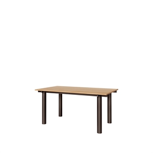 Ferm Living Atura eettafel 160x90 Donkere chocolade/eikenfineer