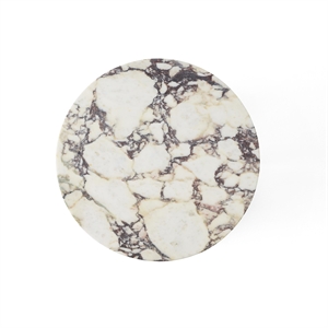 Audo Androgyne Tafelblad Voor Bijzettafel Ø65 Calacatta Altviool