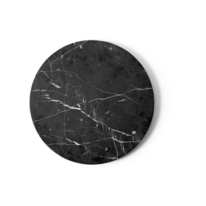 Audo Androgyne Tafelblad Voor Bijzettafel Ø65 Nero Marguina
