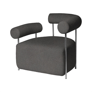 Kristina Dam Studio Solitude Fauteuil Links Donkergrijs