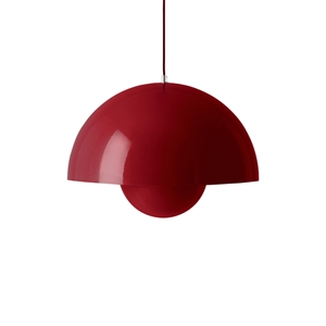 &Tradition Flowerpot VP2 Hanglamp Vermiljoen Rood
