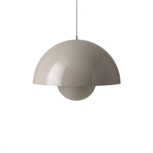&Tradition Flowerpot VP2 Hanglamp Grijs/ Beige