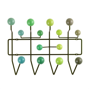 Vitra Hang It All Coat Range Groen Veelkleurig/Zwart