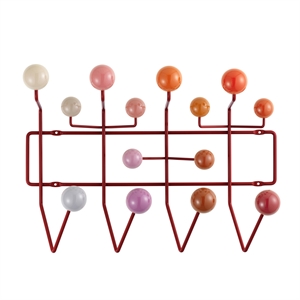 Vitra Hang It All Coat Range Rood Veelkleurig/Rood