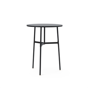 Normann Copenhagen Union Tafel Zwart Ø80 x H105.5 cm