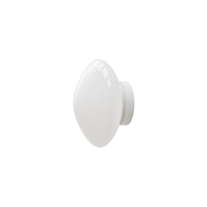 &Tradition Mist AP22 Wand-/Plafondlamp Ø25 Wit/Opaal Glas