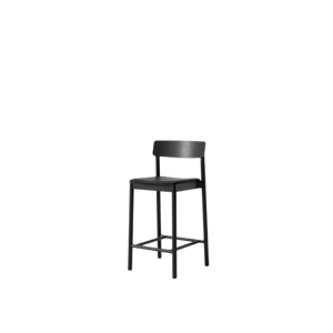 &Tradition Betty TK14 Barstoel Zwart Gelakt Essen/Edelleer