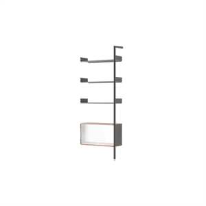 &Tradition Rombe Bay IF6 Kast Extra Plank Gelakt Walnoot/ Antraciet