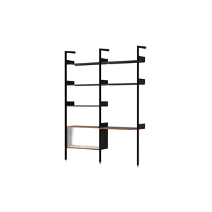 &Tradition Rombe IF2 &IF6 Plankenconfiguratie D Gelakt Walnoot/Antraciet