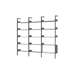 &Tradition Rombe IF1 &IF4 & IF6 Plankenconfiguratie H Gelakt Walnoot/Antraciet
