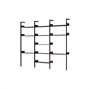 &Tradition Rombe IF2 &IF4 & IF5 Plankenconfiguratie in Gelakt Walnoot/ Antraciet