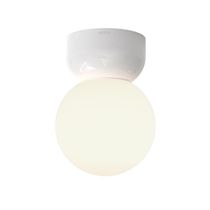 Astro Lyra 140 Plafondlamp Glans Glazuur Wit