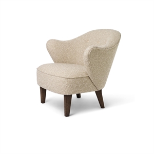 Audo Ingeborg Fauteuil Donkergebeitst Eiken/groenteknopen/0001 Beige