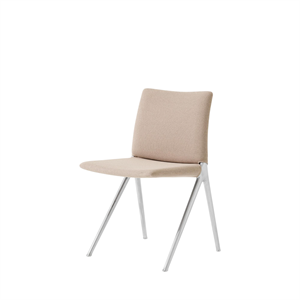 &Tradition Kape IF7 Eetkamerstoel Gepolijst Aluminium/ Grain 61252