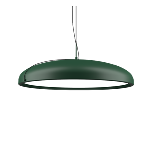 Intra Lighting Dawn S Hanglamp Ø80 Mat Groen Dennenhout