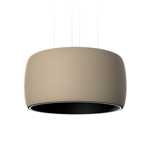 Intra Lighting Black Hole Hanglamp met Geluidssysteem Ø84 Crème Beige