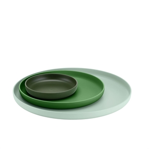 Vitra Trays Dienbladen Set met 3 Groen